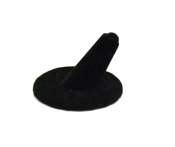 Black Velvet Short Finger Ring Display