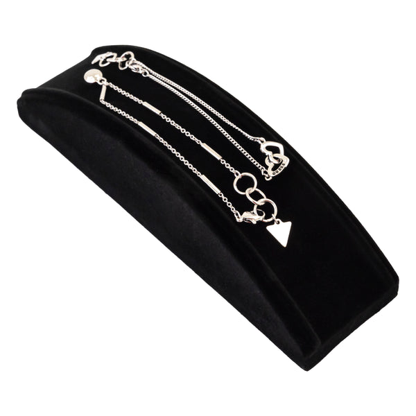 Black velvet dome bracelet / watch display ramp