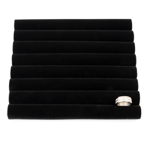 Black Velvet Soft Foam Ring Pads For Elegant Jewelry Displays - 3 pack