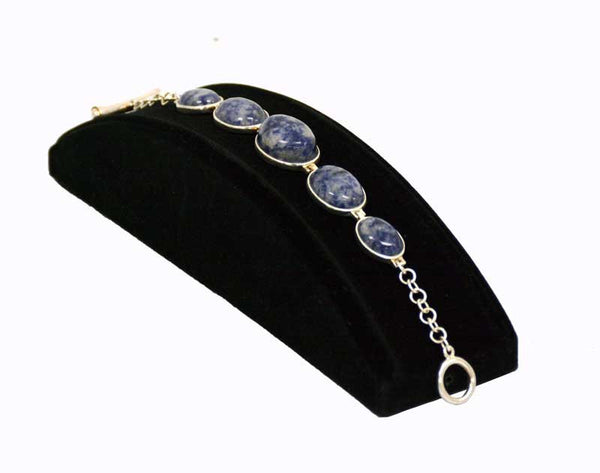 Black velvet dome bracelet / watch display ramp