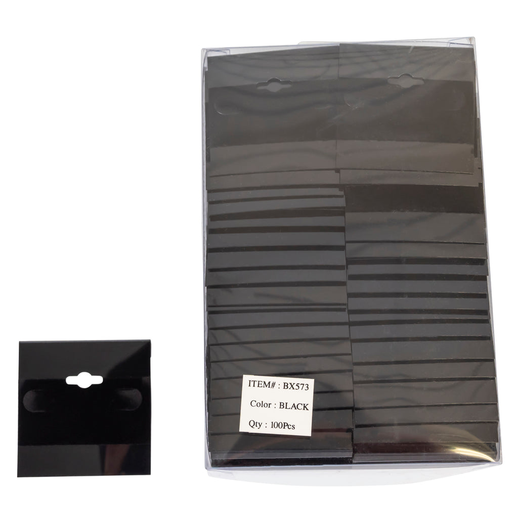 thumbnail image 2 of 100 Pcs Black Velvet Earring Studs Display Cards – Flocked Jewelry Holder Cards 2 of 5