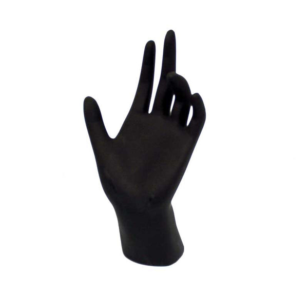 Polystyrene Hand Black polystyrene hand – Jewelry Displays, inc.
